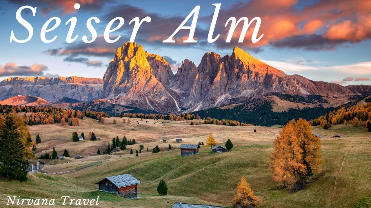 SEISER ALM, Italy • Unveiling the Magnificence of Langkofel, Sassopiatto, and Sassolungo 4K HD