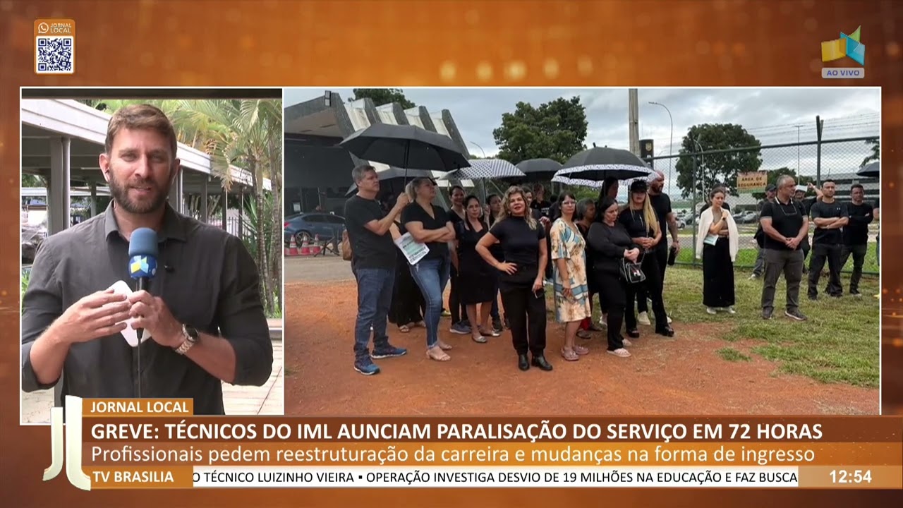 JL - Greve: técnicos do IML aunciam paralisação do serviço em 72 horas