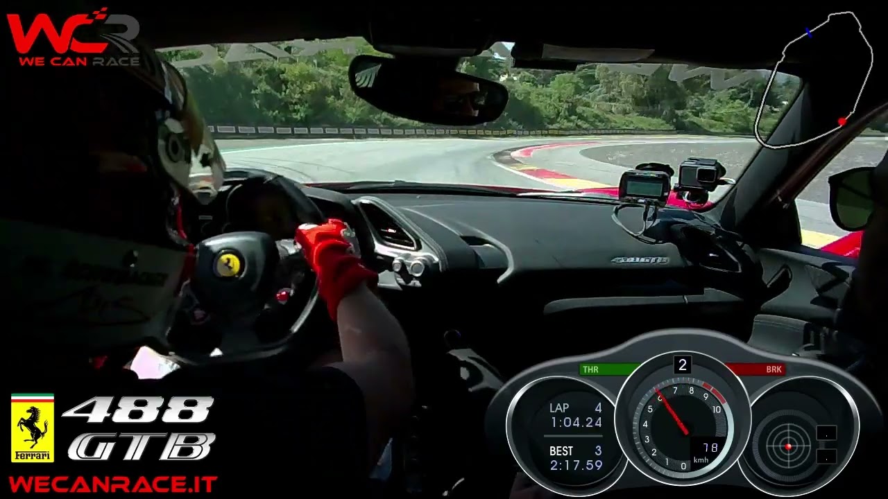 Ferrari 488 670CV Pergusa 2/6/2022 Alberto Nicosia BACK VISION