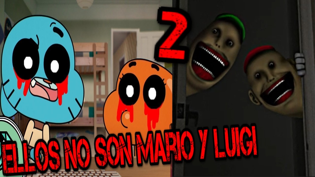 ¡TEN CUIDADO! ⚠ Con 2 PERSONAS DISFRAZADAS De MARIO y LUIGI! | NO les ABRAS | CREEPYPASTA GUMBALL 2