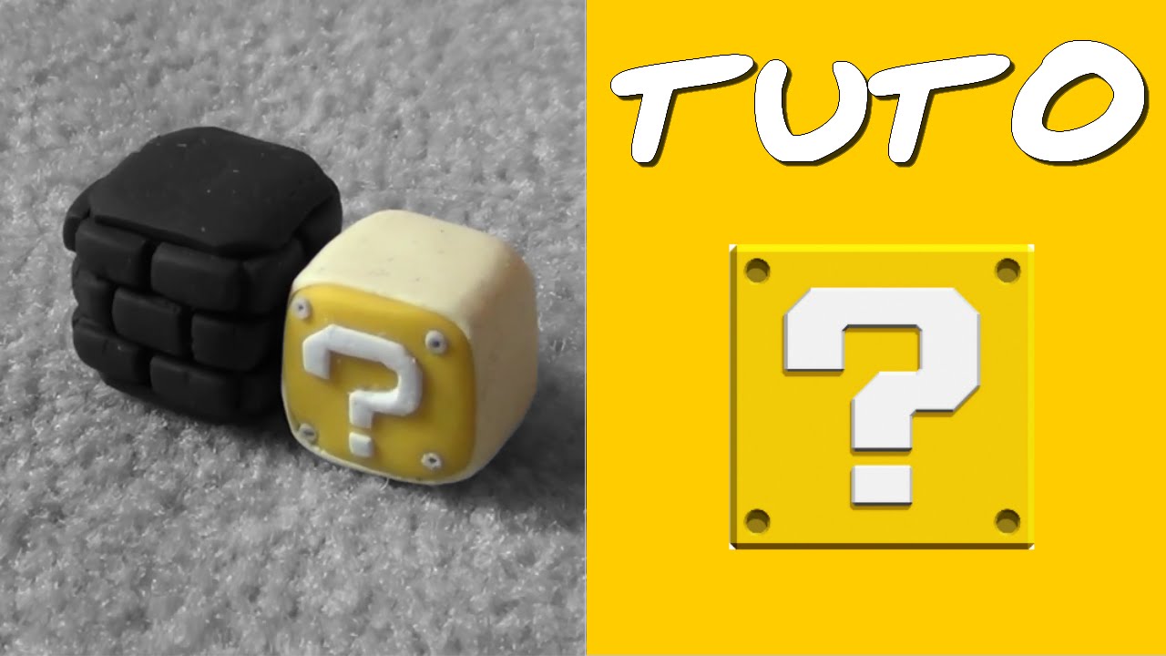 TUTO FIMO | Le Cube "?" (de Mario) ◊ FACILE ◊