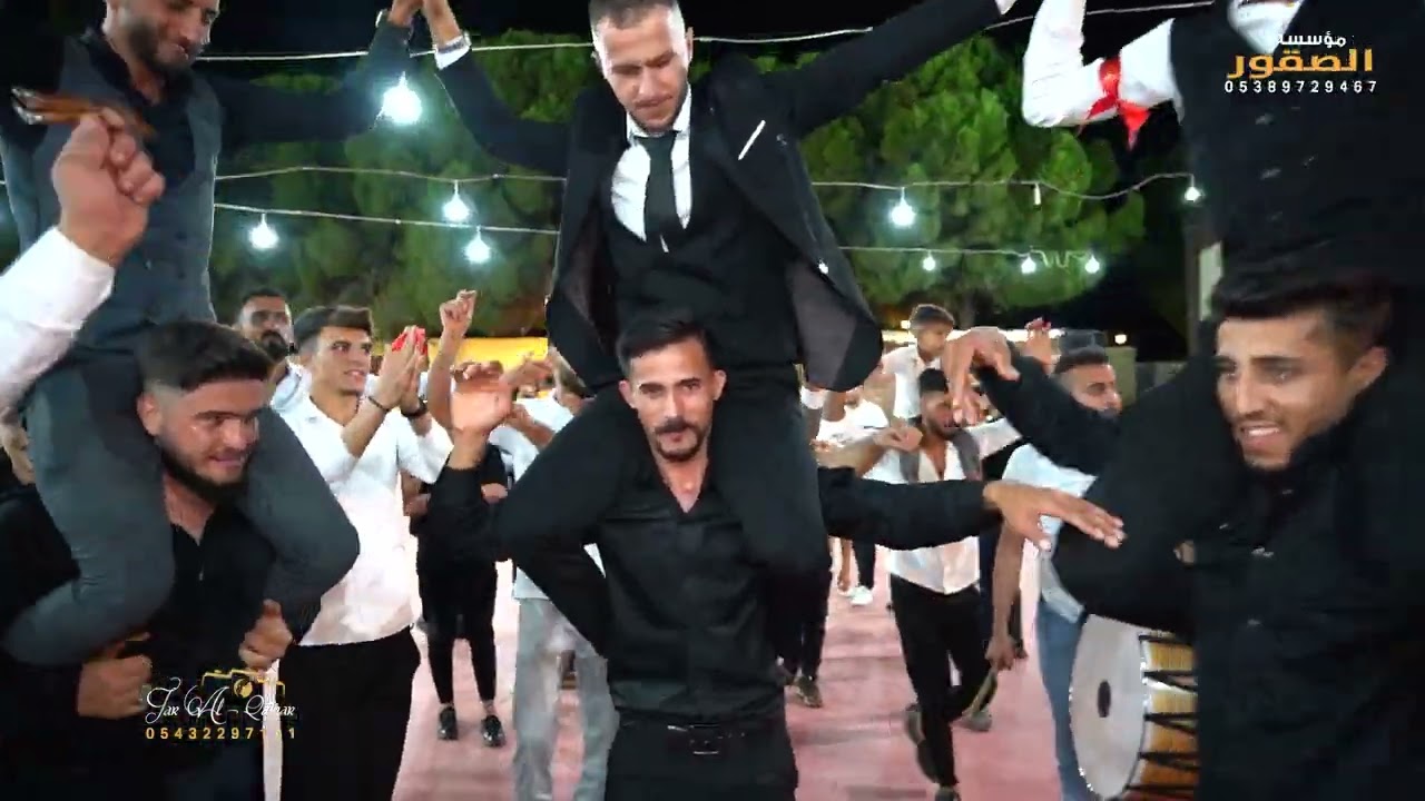 افراح اهالي جسر الشغور مشمشان العريس محمد جمعة عنوش الفنان احمد حبيب ج4