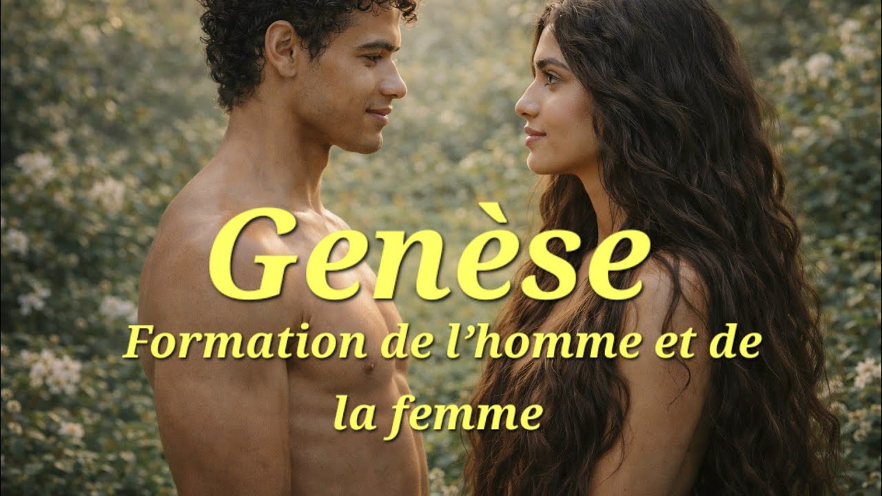 Genèse pt2,  Formation de l'homme et de la femme 🦴👨‍🦱👧🌿