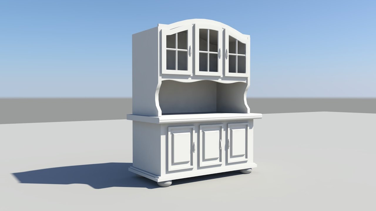 Maya tutorial: How to model a Cabinet