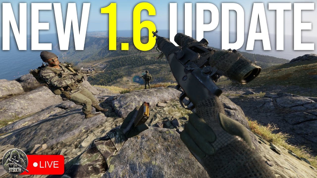 SNIPING in ARMA Reforger's NEW 1.6 Update LIVE!