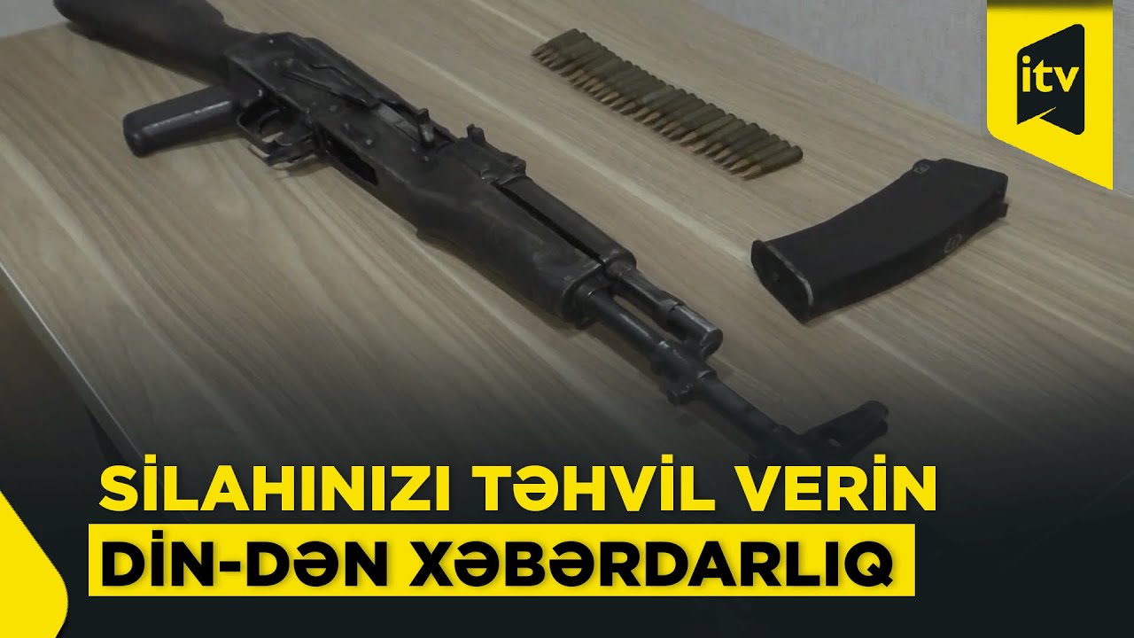 Qanunsuz odlu silah gəzdirənlər məsuliyyətə cəlb ediləcək