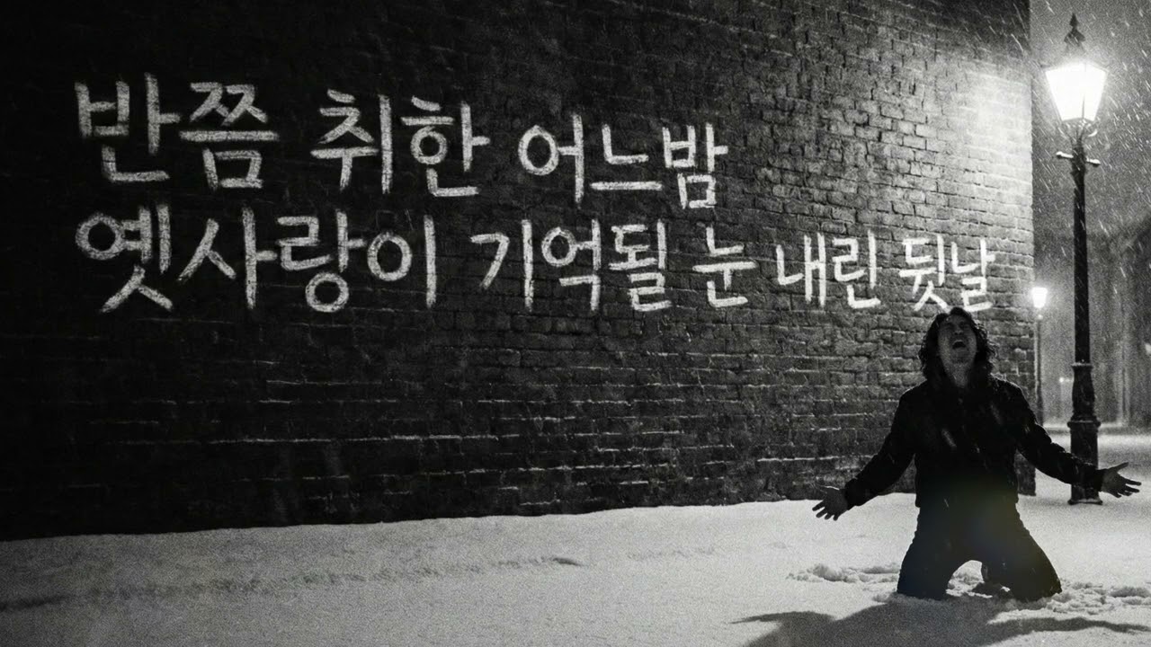반쯤 취한 어느밤 옛사랑이 기억될 눈 내린 뒷날 | 구독자 댓글로 만든 노래. 40대 남자의 간절한 독백