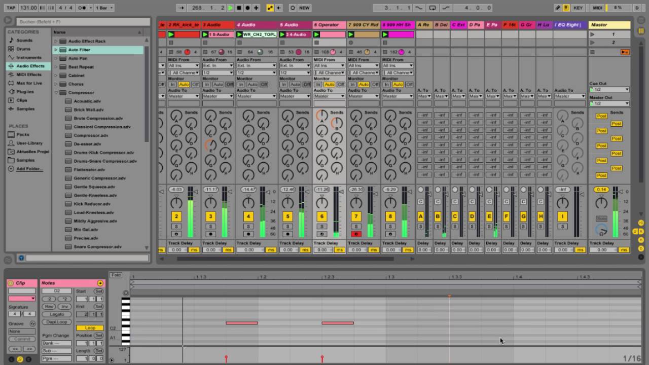 More Distortion 2 Techno (Ableton Live 2016)