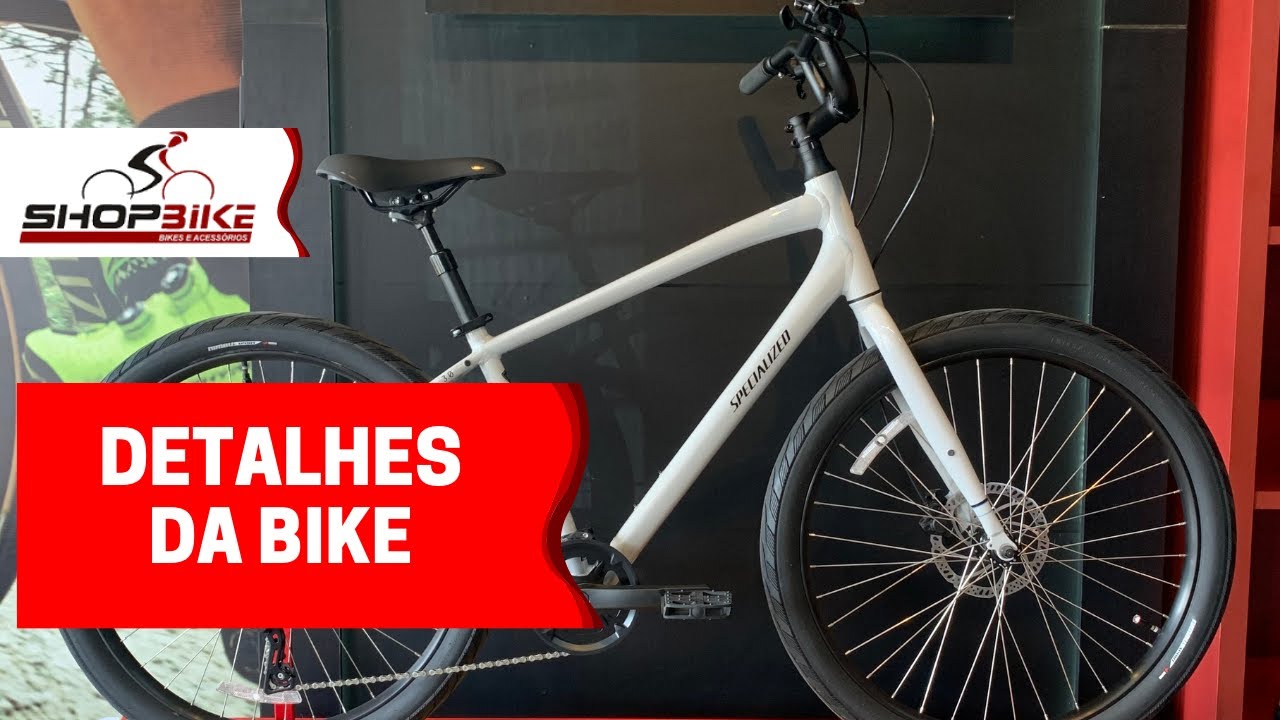 Bicicleta Specialized Roll 3.0 Aro 650B Microshift 8v Cinza e Preto