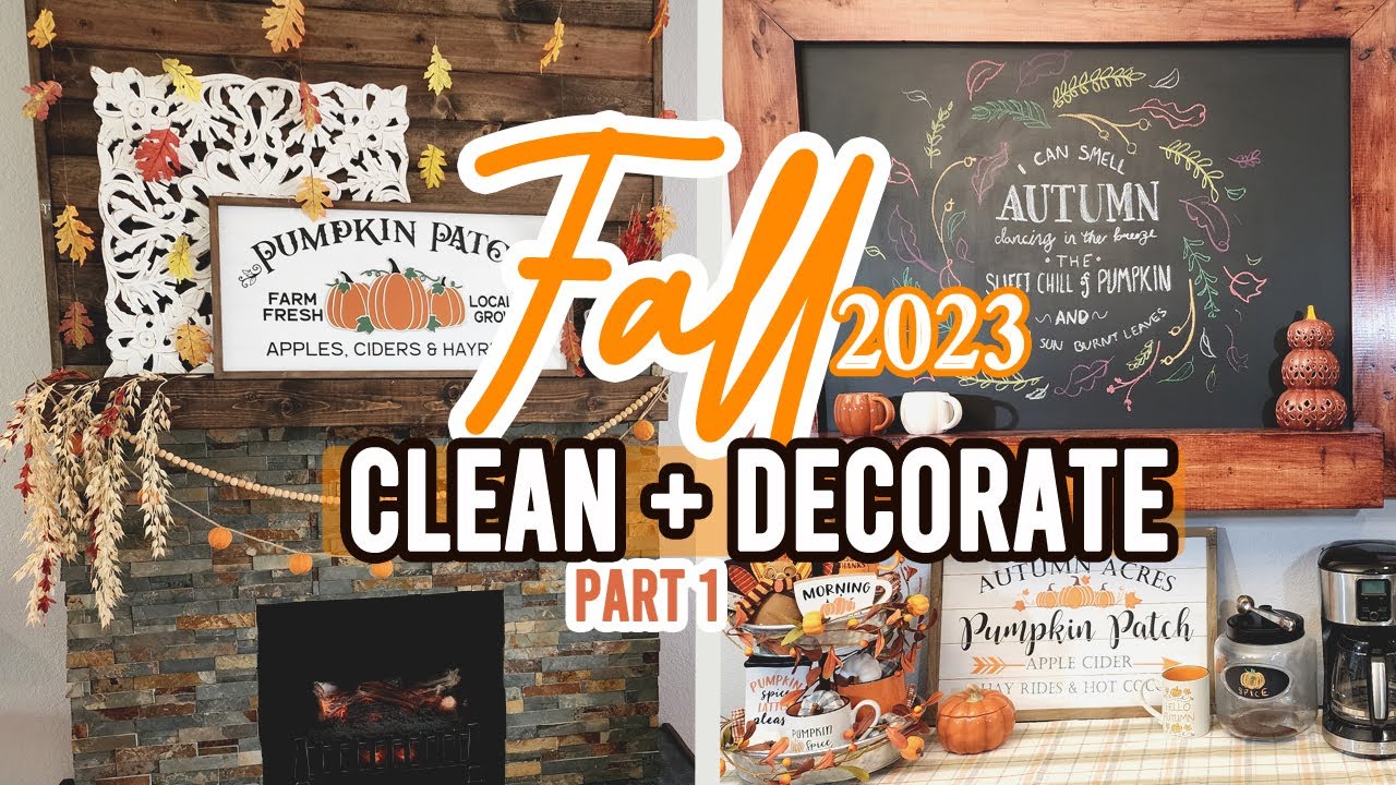 🍁NEW🍁FALL CLEAN + DECORATE 2023 | FALL DECOR IDEAS 2023 | SHELBY MARYBETH