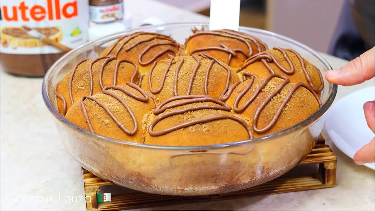 بريوش محشي بالشوكولا 🌙 خفيييف ريشة 🥰