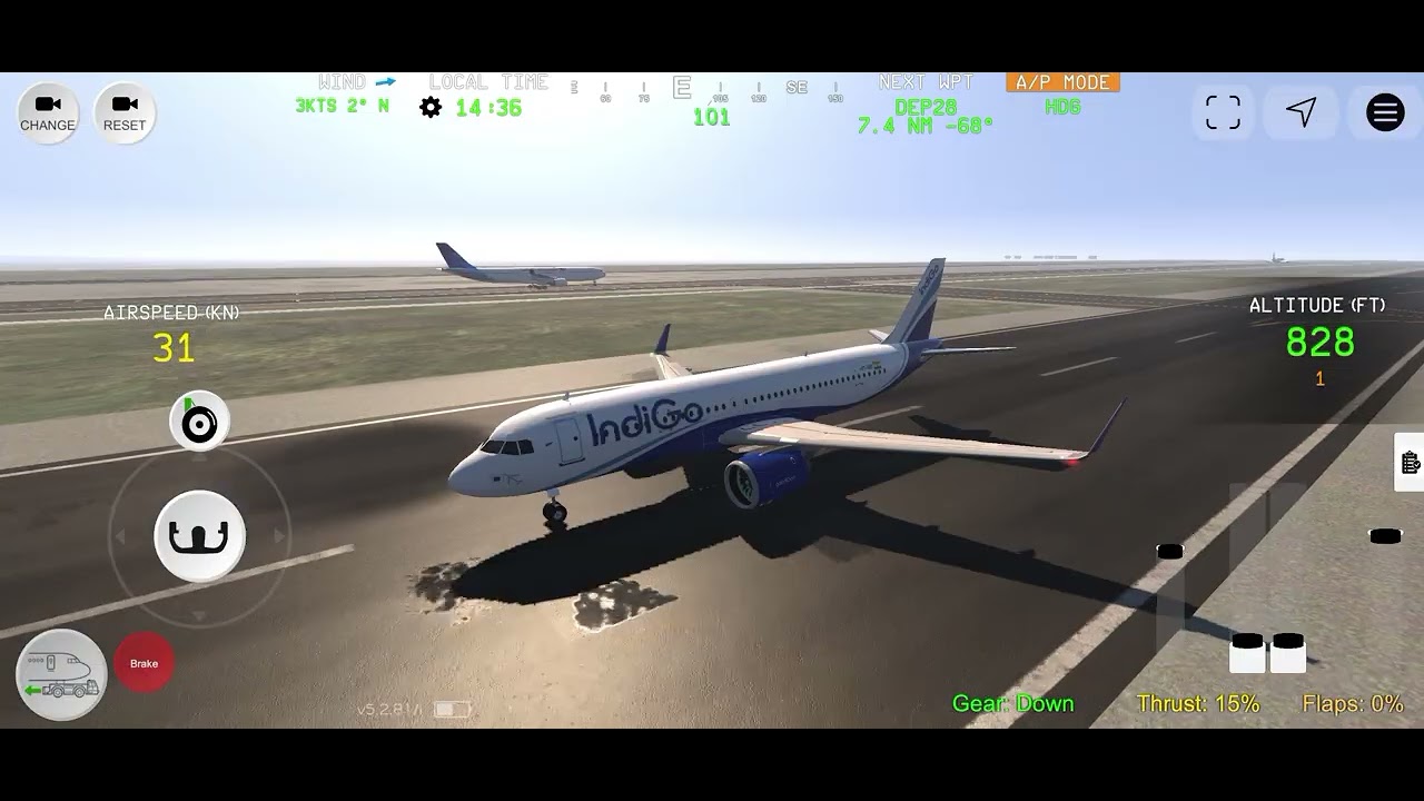 Indigo Delhi - Kolkata Flight Sim