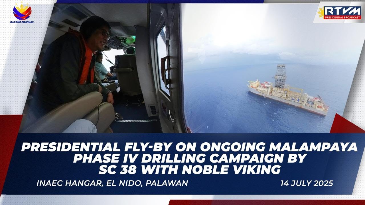 Presidential Fly-by on the Ongoing Malampaya Phase IV Drilling Campaign by SC 38 with Noble Viking