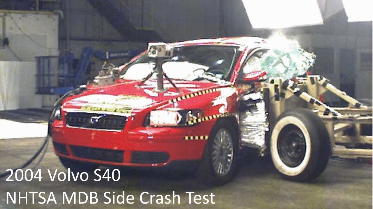 2004-2011 Volvo S40 NHTSA MDB Side Crash Test