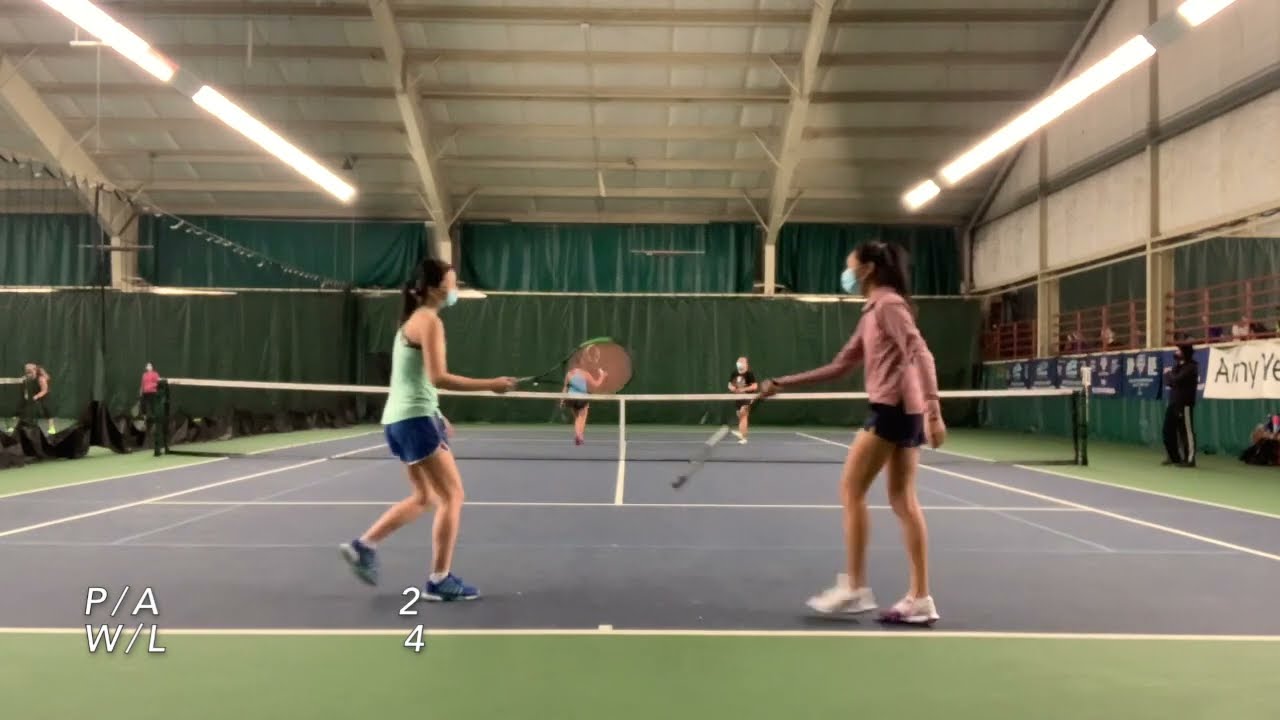 1/12/'22 USTA NTRP 3.5/4.0 women's doubles set 2+