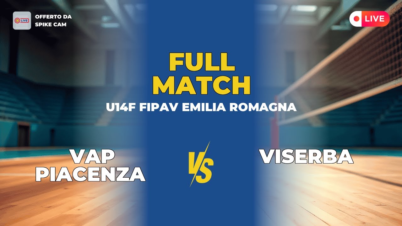 VAP Piacenza vs Viserba | U14F FIPAV Emilia Romagna