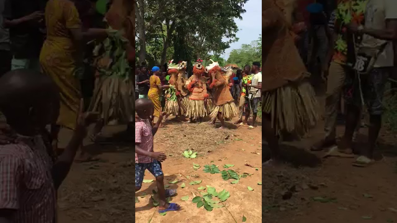 Ogbodo Enyi masquerades, Ikwo Ebonyi, April 2021.