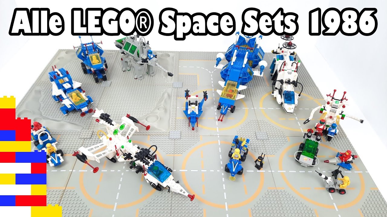 LEGO® Raumfahrt - ALLE Classic Space Sets aus 1986 [Theme]
