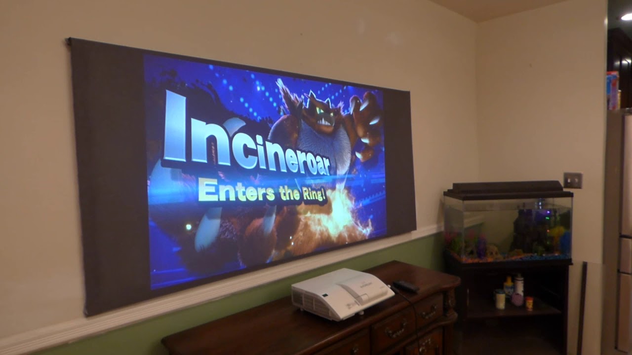 NEW Luminous ALR silver eclipse cinema  screen paint with gaming color enhancement technology