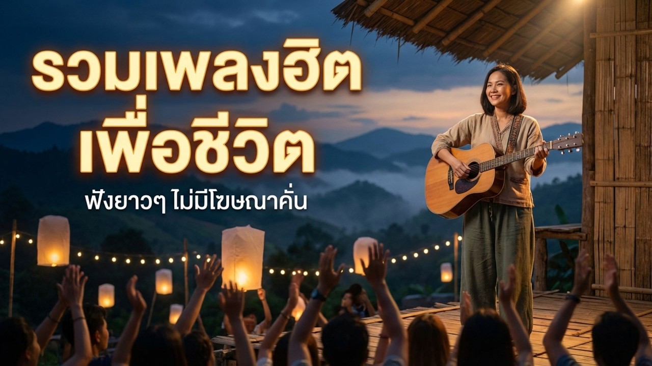 เพลงเพื่อชีวิต ฟังสบาย | เปิดฟังตอนทำงาน/ขับรถ ยาวๆ [ชุดที่ 32]