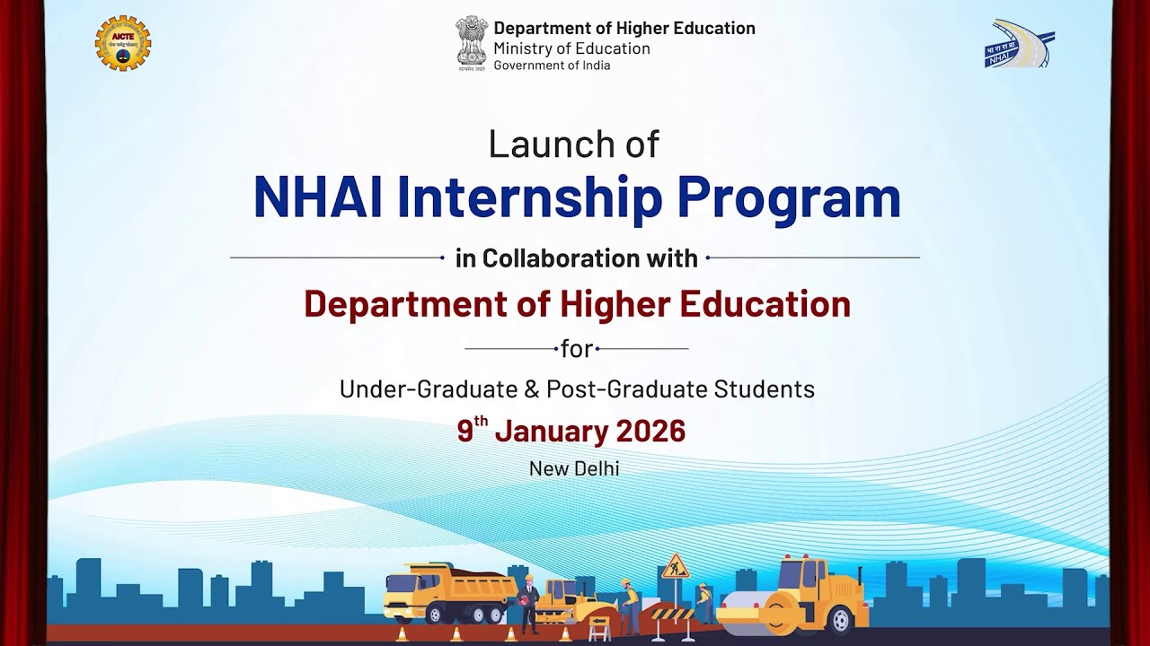NHAI Launches Internship Program and Dedicated Internship Portal to Nurture Future Professionals
