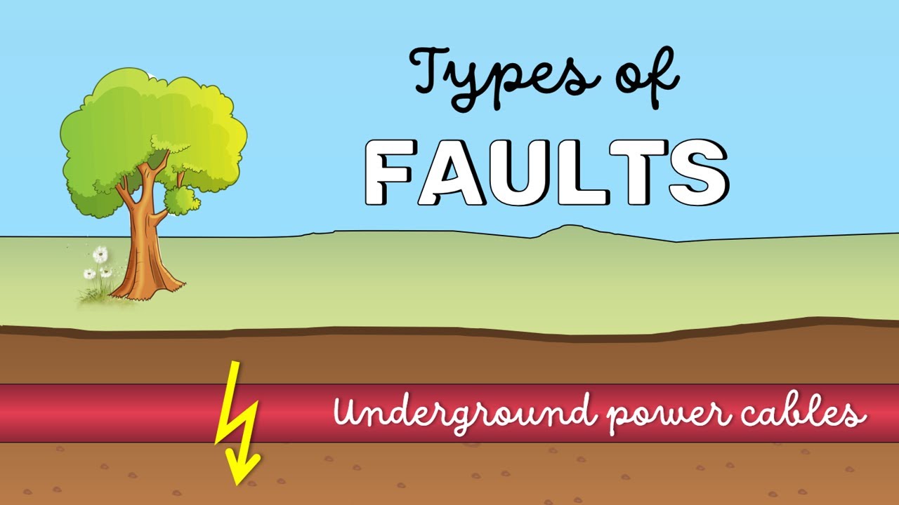 Types of faults in underground power cables