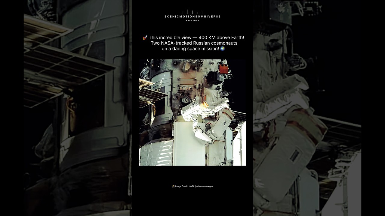 🚀 This Incredible View &mdash; 400 KM Above Earth! 🌍 | NASA Captures Daring Spacewalk (2025)