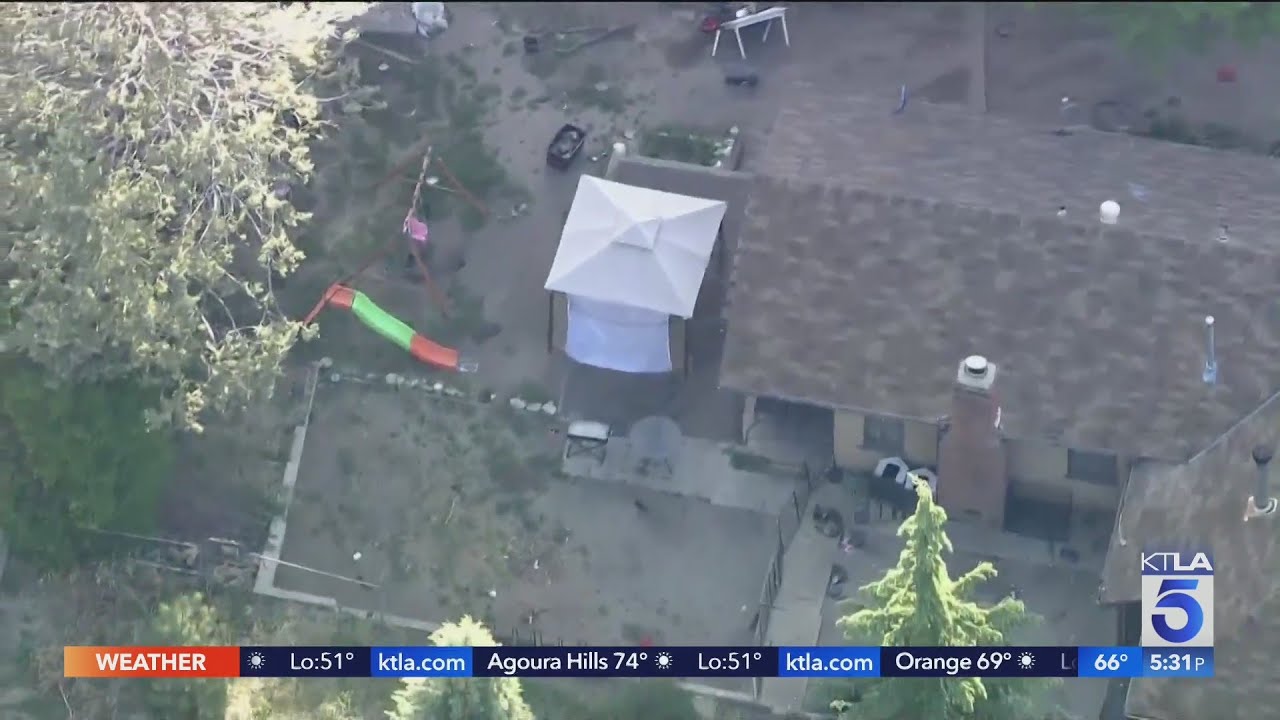 Young siblings drown in small pond near Lake Hughes area home