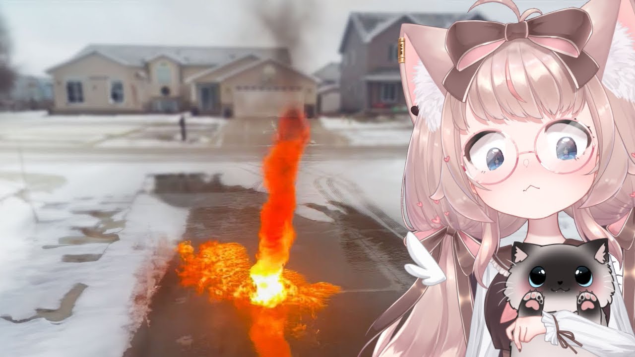 Got snow? FLAME TORNADO! Vuber Fuwa Reacts to Daily Dose of Internet & UNUSUAL MEMES