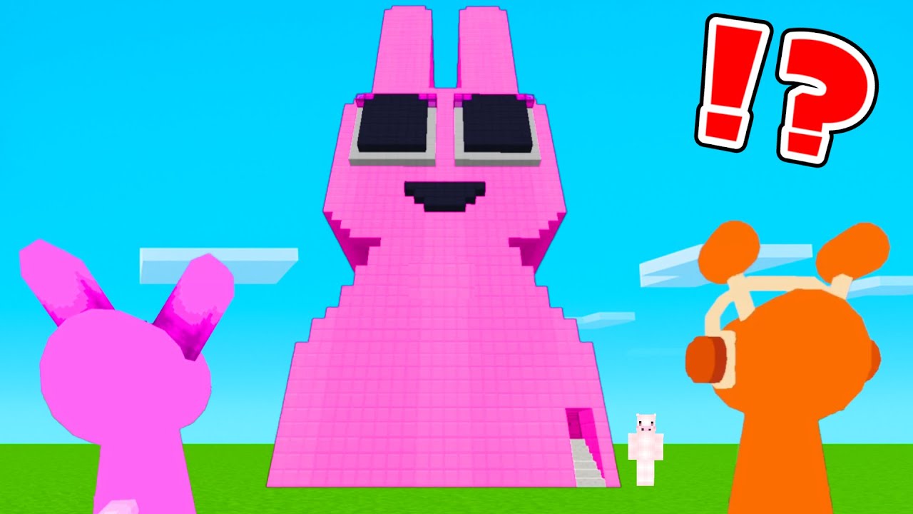 スプランキーに超巨大な家をプレゼントしてみたら…？【 マイクラ / Minecraft 】
