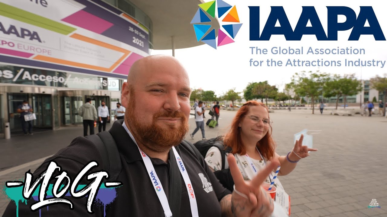 Die Freizeitpark Messe in Barcelona - IAAPA Expo Europe - 2021 - Ride Review VLOG