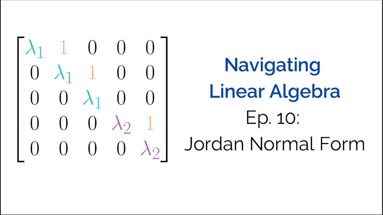 Navigating Linear Algebra Ep. 10: Jordan Normal Form