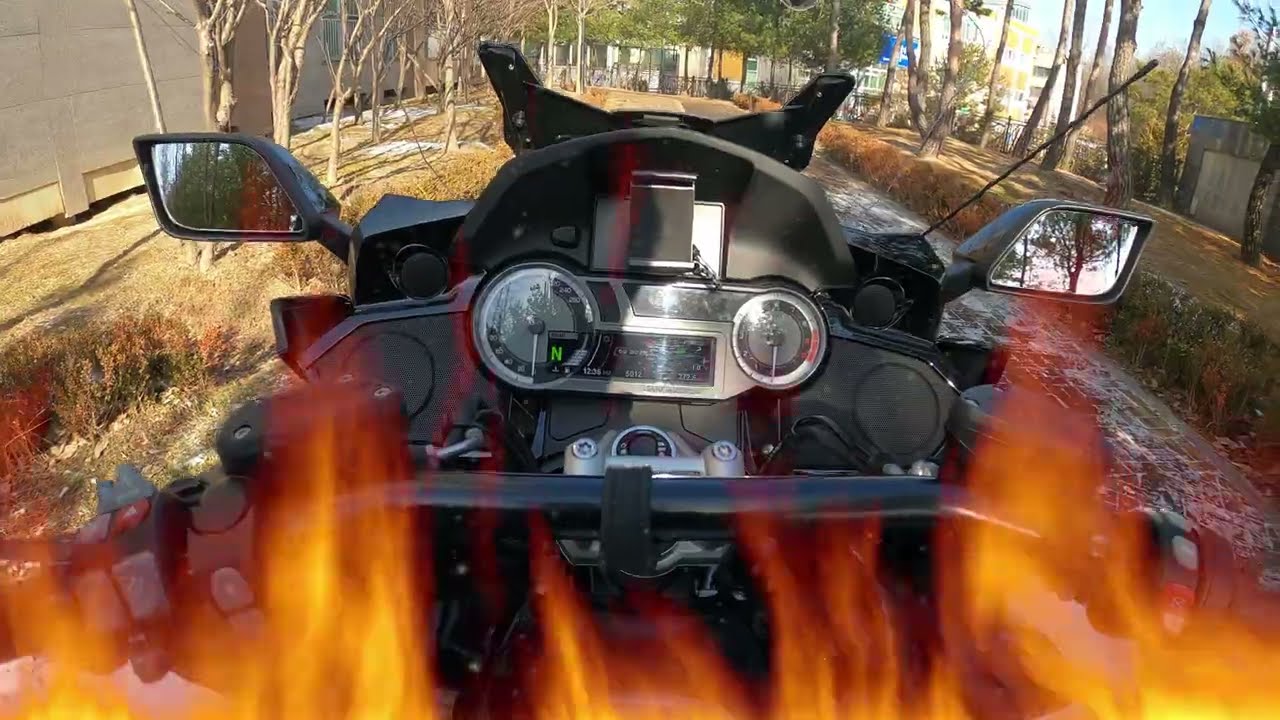 bmw k1600b 스위치 조작