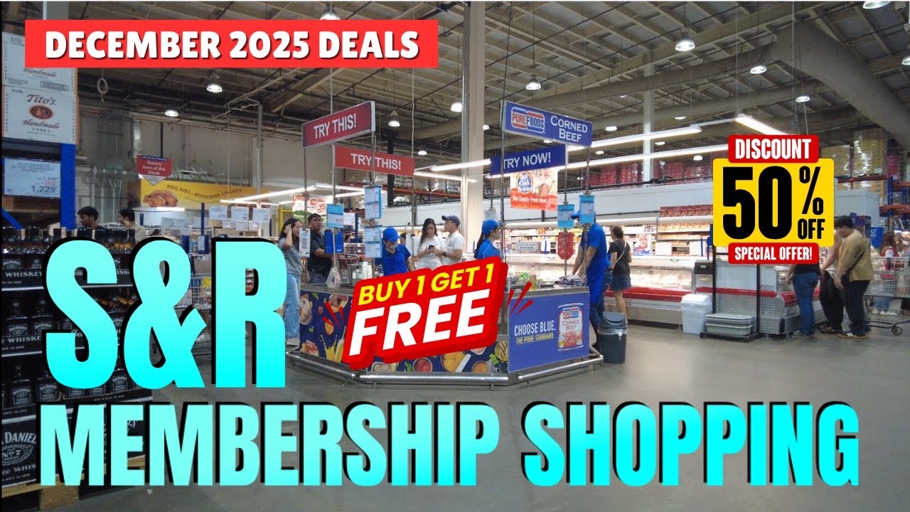 [4K] S&R December 2025 Mega Sale – Buy 1 Take 1 + 50% OFF!