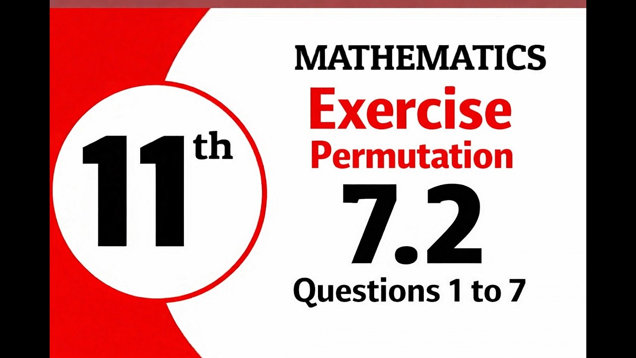 Class 11 math new book chapter 7 || Exercise 7.2 | Question 1 to 7 ||#maths