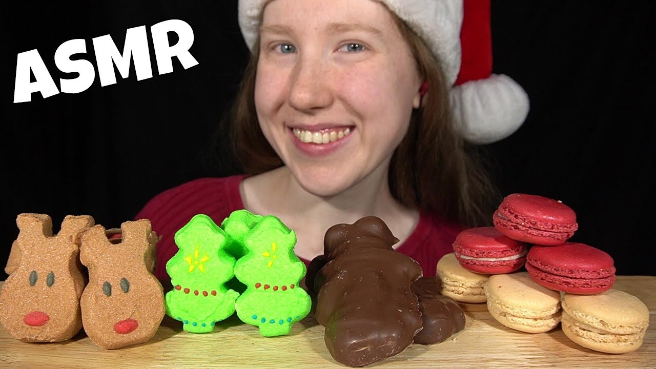ASMR CHRISTMAS CHOCOLATE MUKBANG (No Talking) EATING SOUNDS