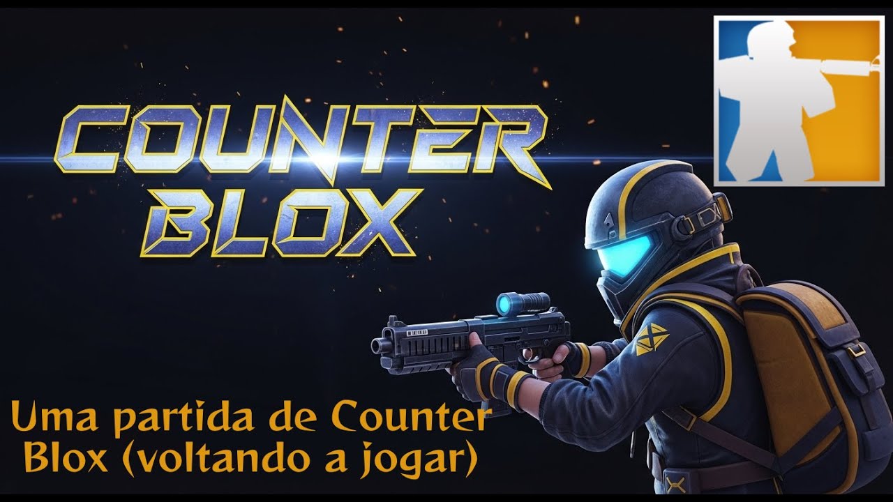 Uma partida de Counter Blox (voltando a jogar)