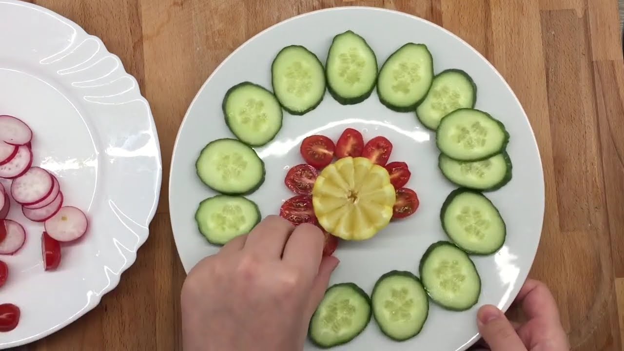 Salad decoration تزيين سالاد