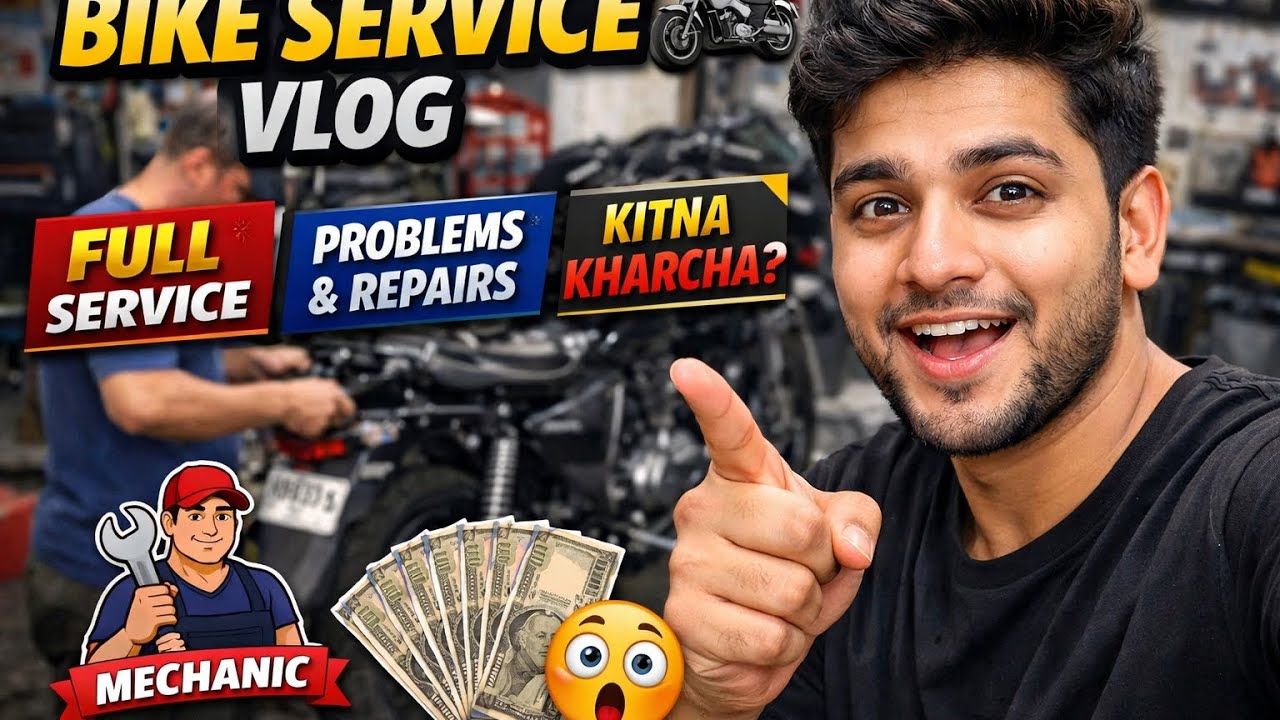 Aaj Karayi Bike Ki Full Service – Kitna Kharcha Hua? 😱