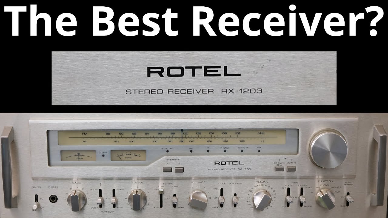 Стереоресивер Rotel RX-1203. Великолепный винтажный зверь. Ремонт, восстановление и тестирование ...