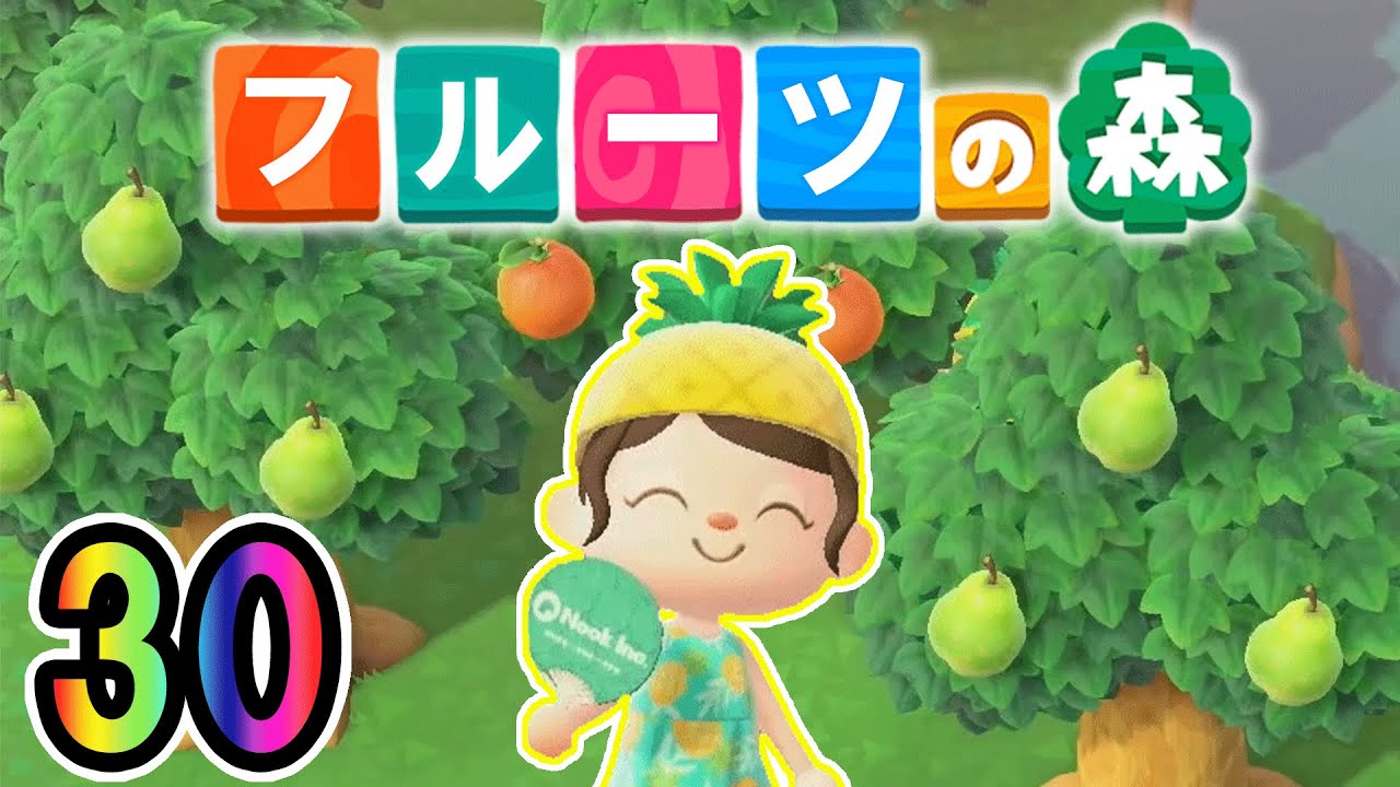 ★ひめちゃんとぶたきちがフルーツ集めで大暴れ！inぶたきち島！～あつまれ　どうぶつの森　ゲーム実況㉚～★