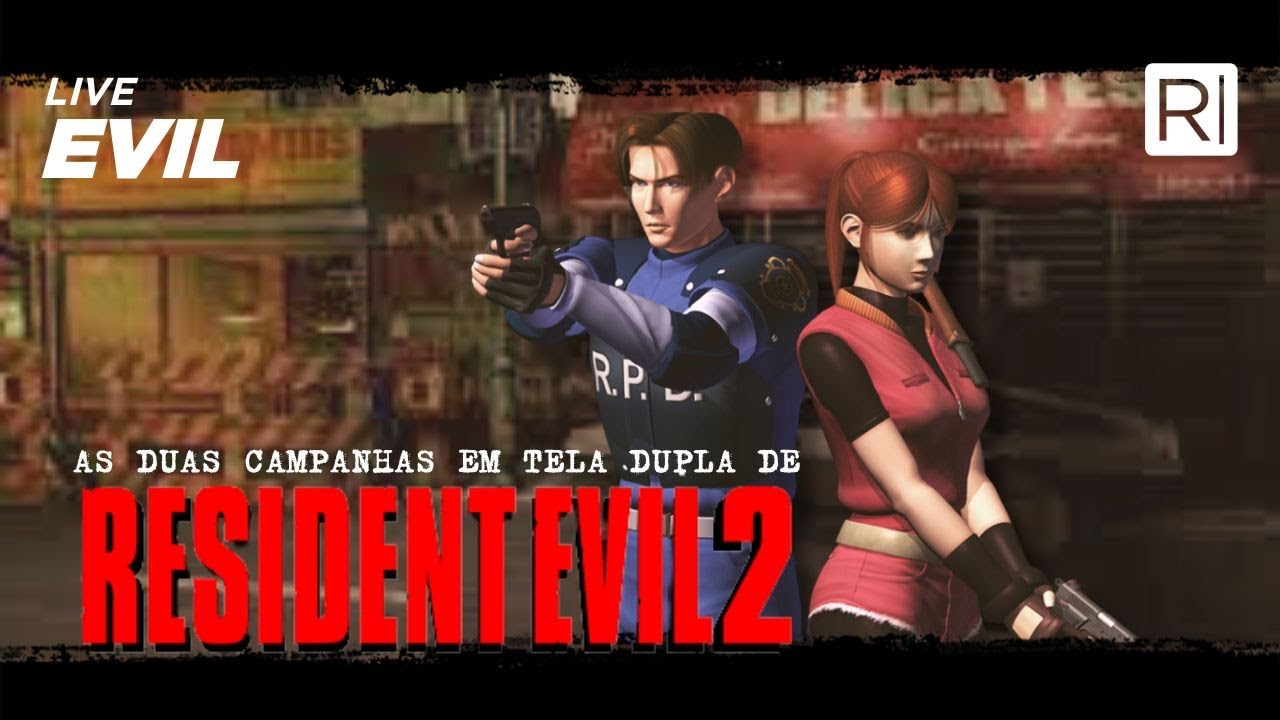 RESIDENT EVIL 2 - Claire A e Leon B ao MESMO TEMPO  PARTE 1 DE 2