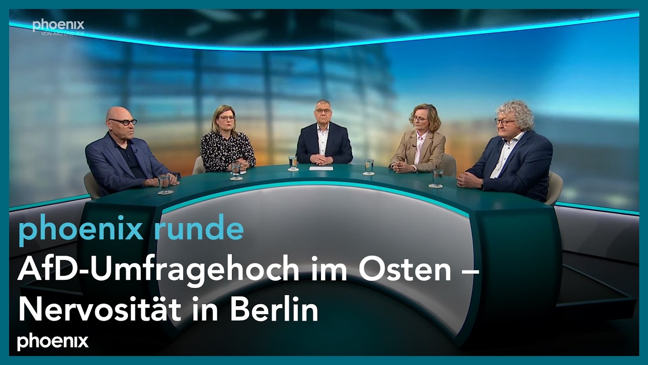 phoenixRunde: AfD-Umfragehoch im Osten &ndash; Nervosit&auml;t in Berlin
