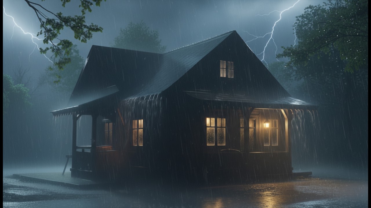 best heavy rain sounds for those of you who can't sleep, fall asleep with ASMR rain sounds