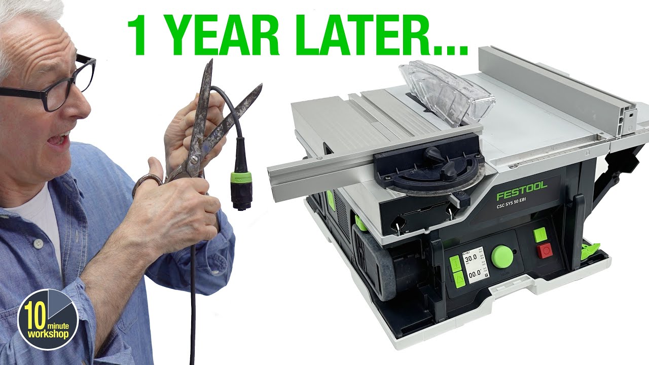 Cutting The (tablesaw) Cord 1 Year Later [video 573]
