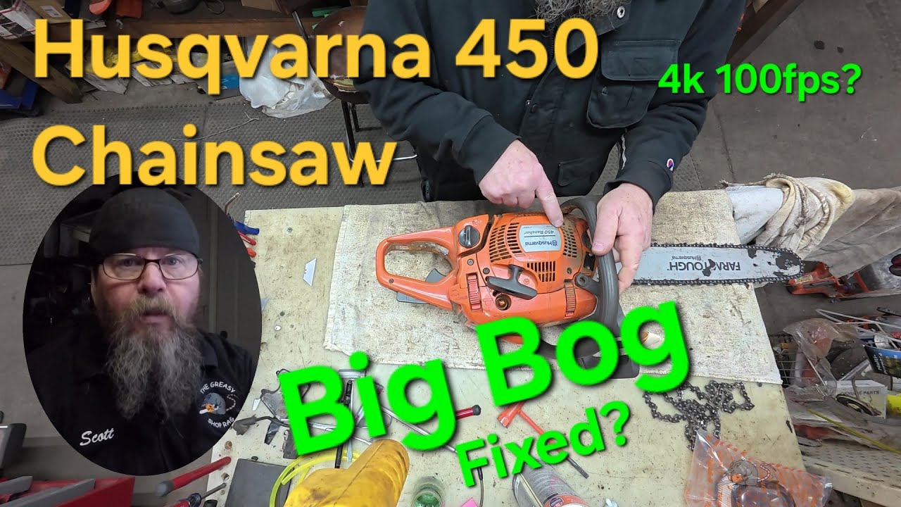 Lets Diagnose A Husqvarna 450 Chainsaw With A Bog