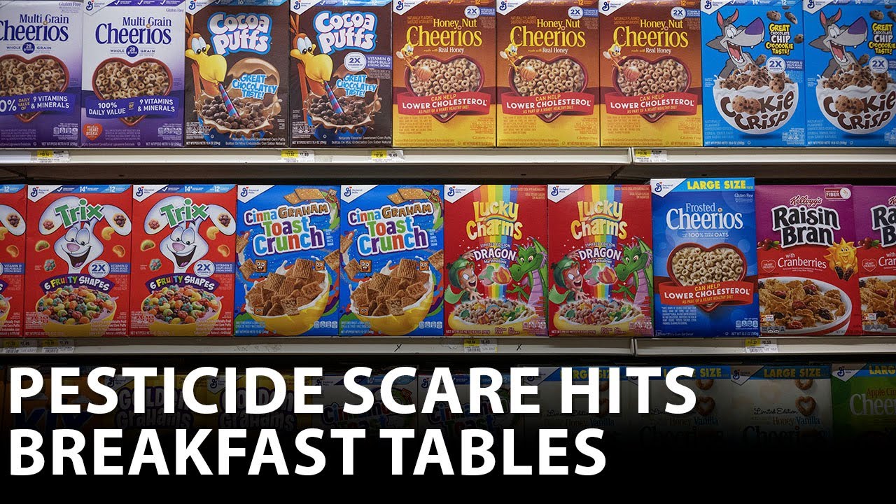 Recall: Harmful pesticides found in cereals, according to study