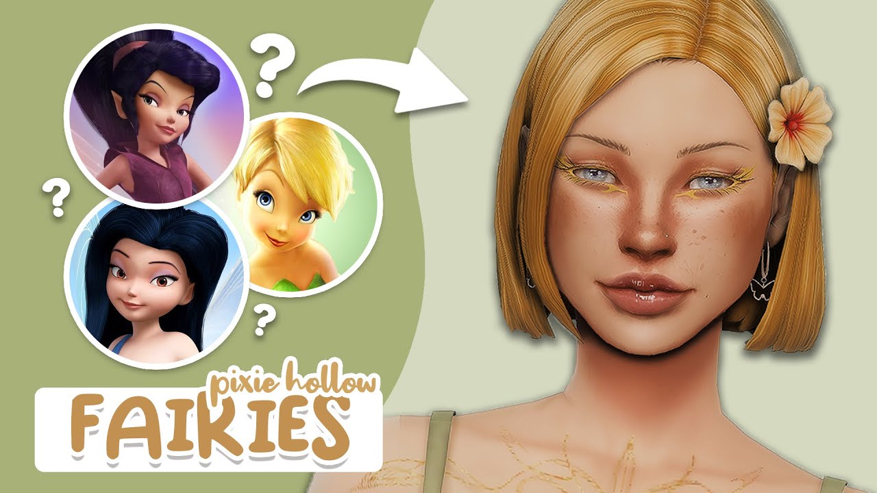 Феи из Долины Пикси 🧚 | Sims 4 Создание персонажа