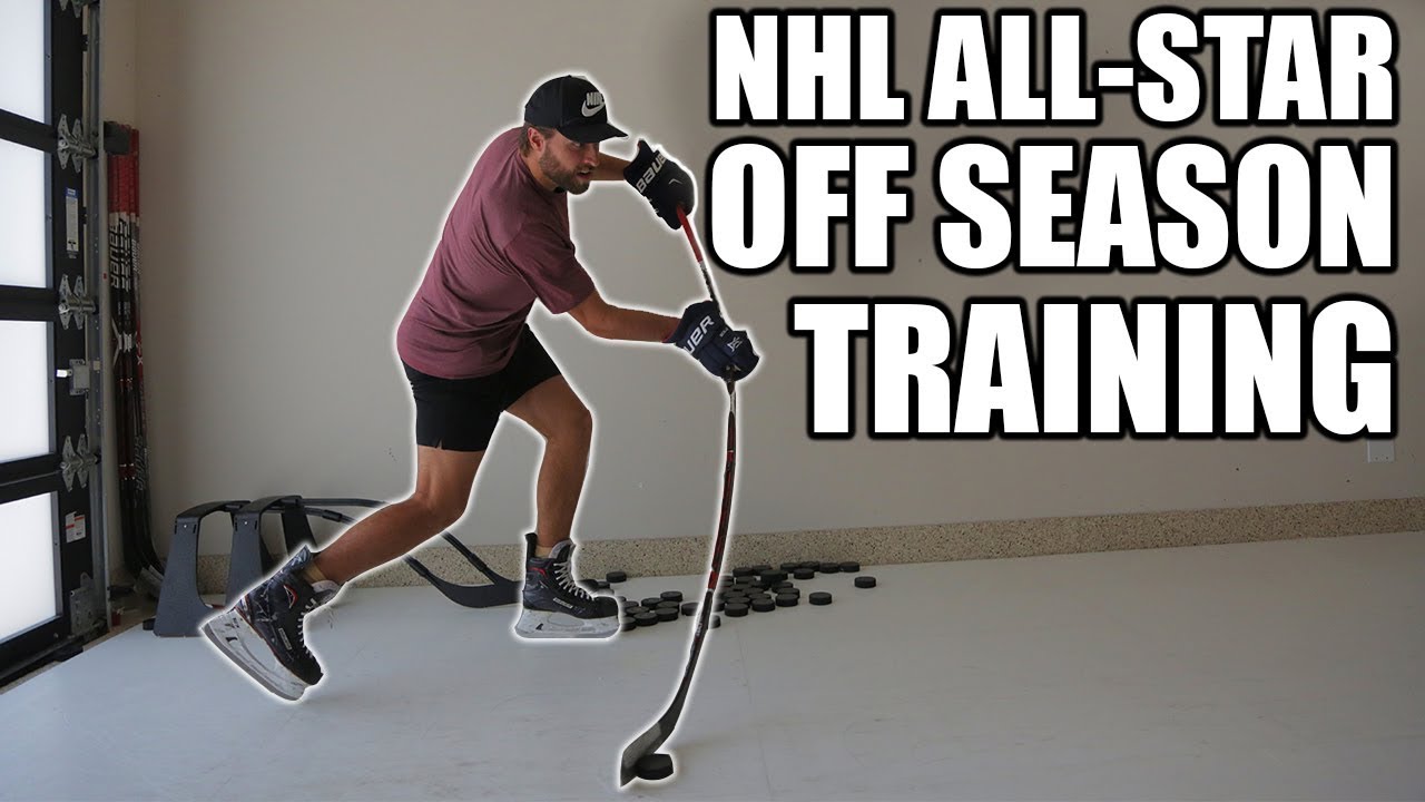 Hockey player Off Season Training With an NHL All-Star