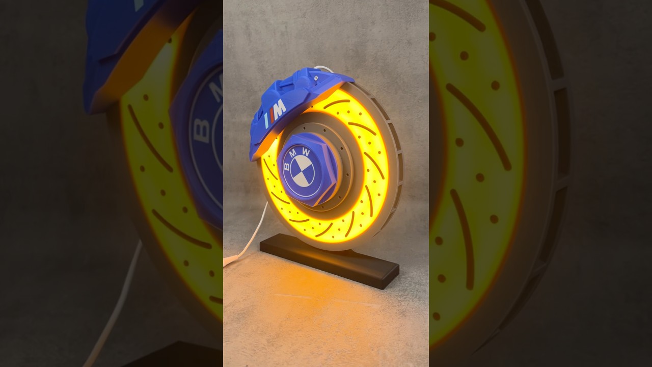 Glowing BMW brake light🏎️🤩#layerworks #brake #decoration #lamb #3dprinting